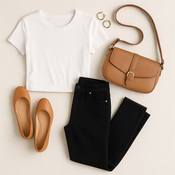 Belle by Kim Gravel Pull On Jeans Black High Rise Ankle Slit Tall Size 12 - Picture 2 of 11